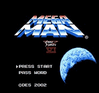Mega Man Showdown VI Title Screen